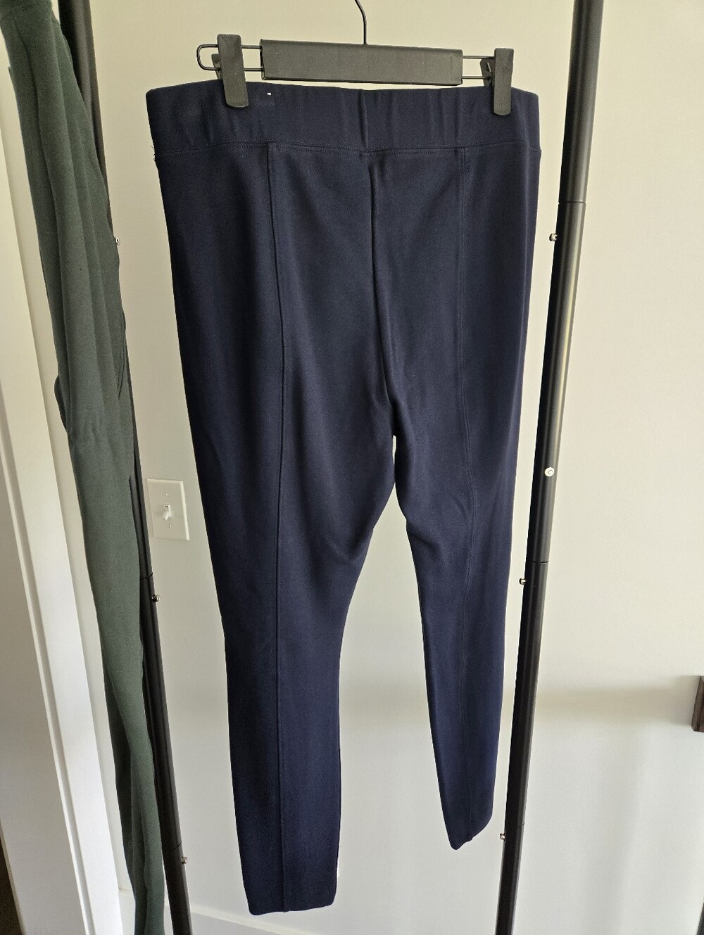 2 Old Navy Stevie Legging Pants Navy Blue & Green Bundle Of 2 Womens LARGE - Picture 5 of 9